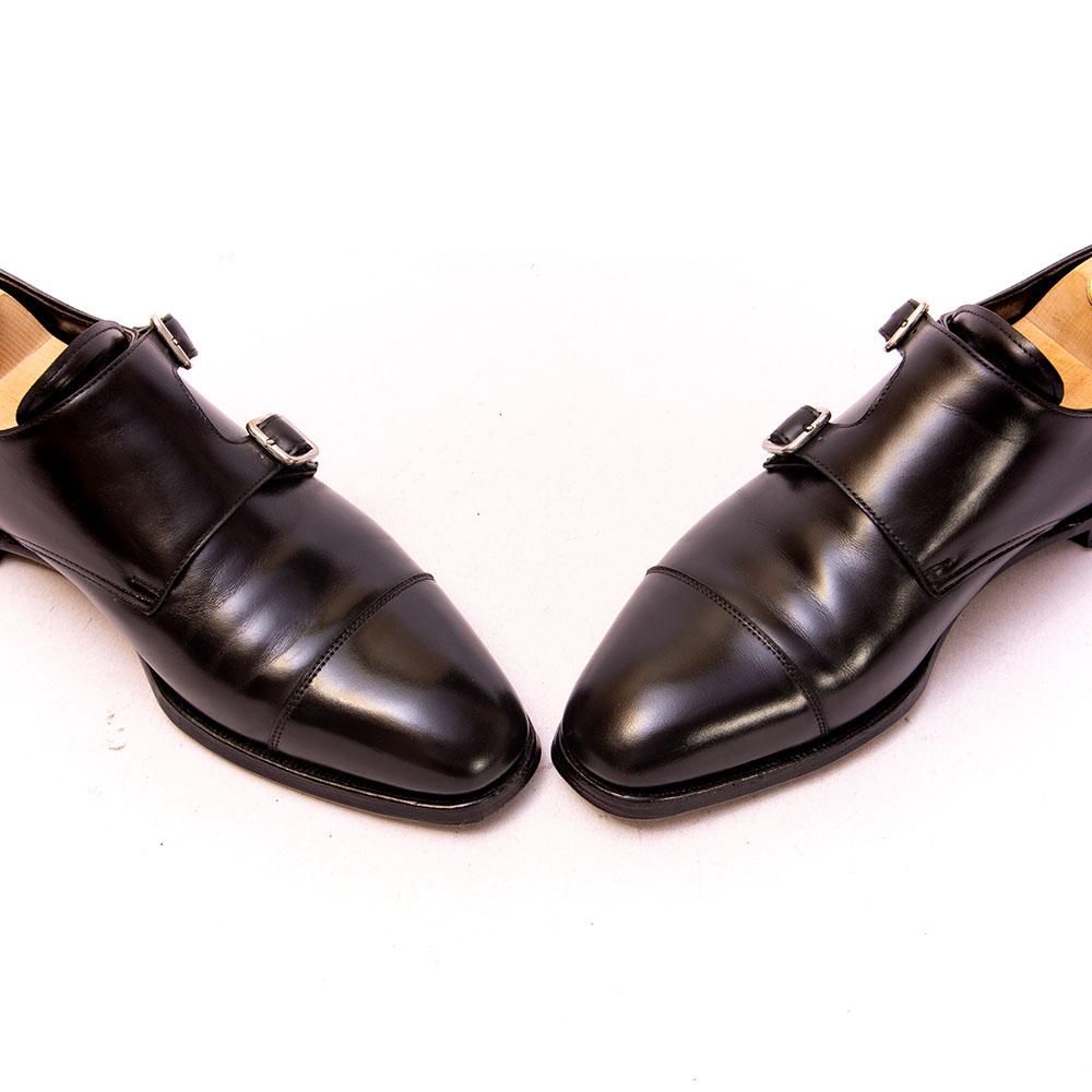 クロケット＆ジョーンズ REPTON(レプトン)ダブルモンク ブラック