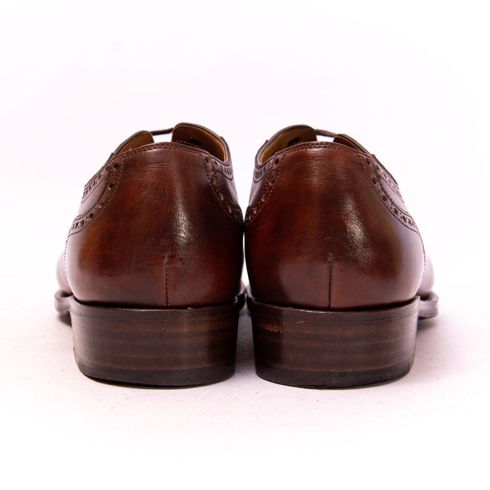 コルノブルゥ クォーターブローグ ブラウン ビスポーク イルチア