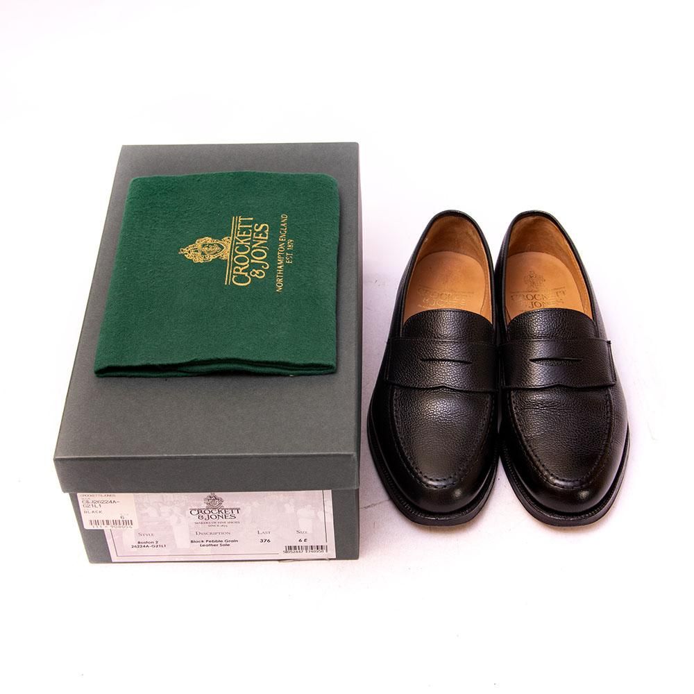クロケット＆ジョーンズ BOSTON2(ボストン2)コインローファー ブラック