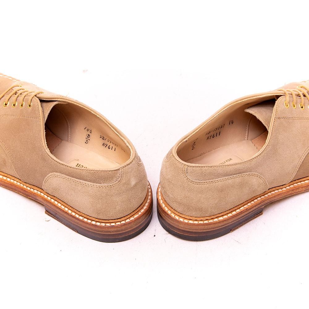 オールデン A9611 Uチップ モックトゥ ミルクシェイクスエード サイズ