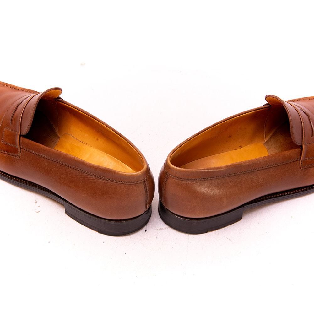 ジェイエムウエストン 180 シグニチャーローファー タン ブラウン