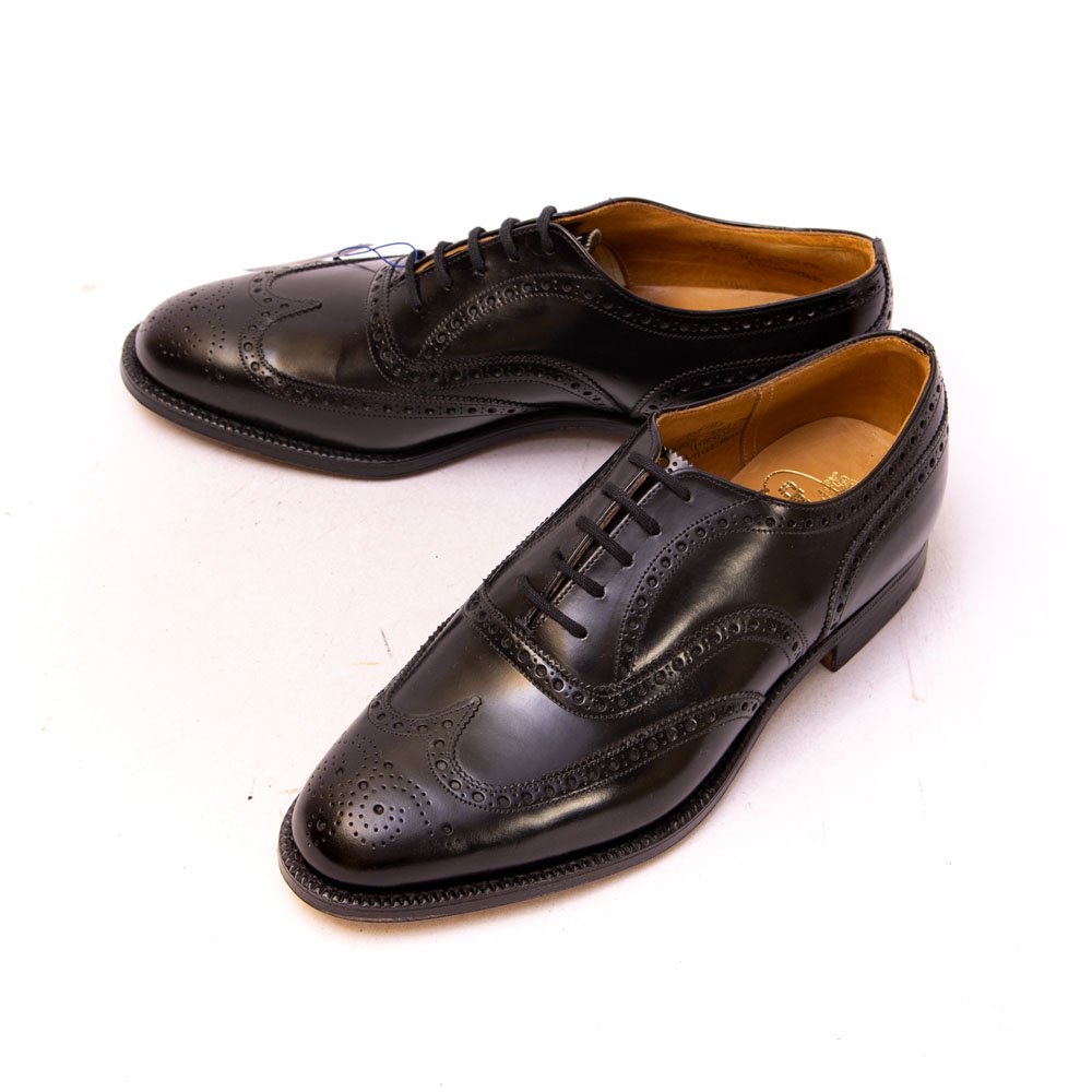チャーチ 3都市 HICKSTEAD(ヒックステッド) フルブローグ ウィングチップ ブラック 旧チャーチ サイズ70F - 中古革靴販売|革靴 の通販ラスタイルシューズショップ