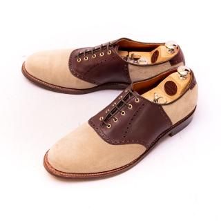 ǥ D0310 ɥ륷塼 Sinatra Saddle Oxford ߥ륯 ֥饦󥳥 Brogue(֥) 11D