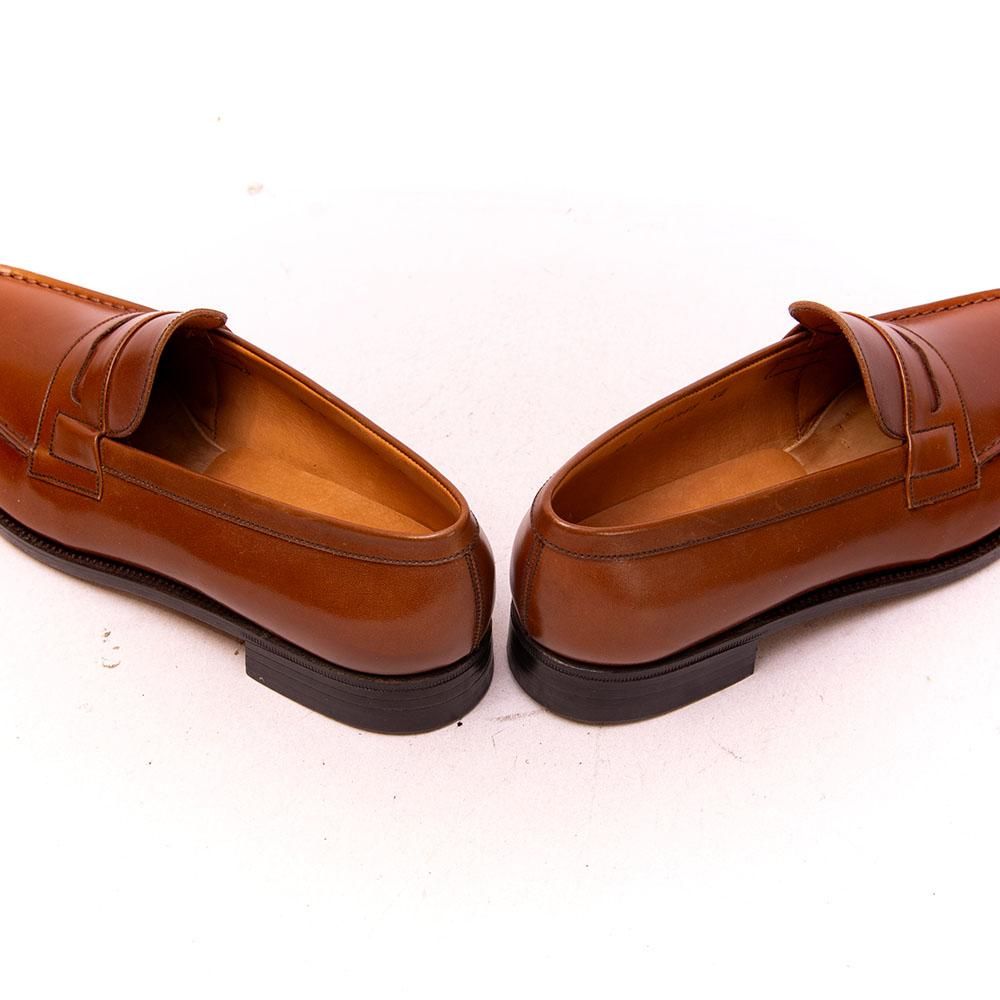 デッドストック】Jarman ジャーマン茶色 ローファー 25EEcm デッド