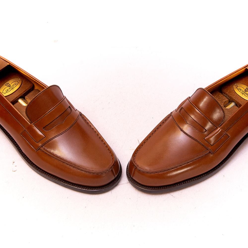 【デッドストック】Jarman ジャーマン茶色 ローファー 25EEcm デッドストック アメリカ製 ジャーマン ローファー JARMAN LOFER