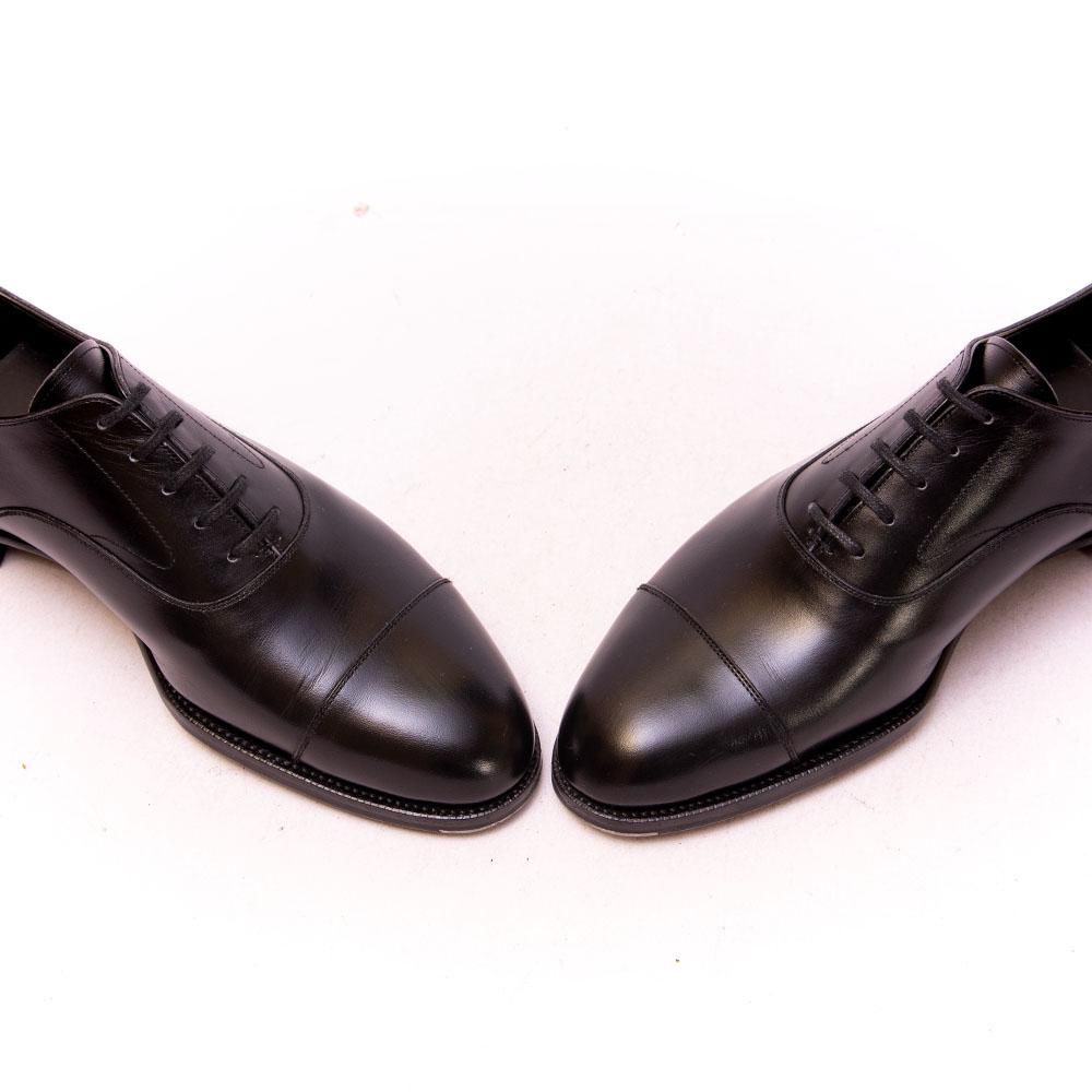 美品　三陽山長　匠一郎　 サイズ7　ラバーソール 黒　ストレートチップ 友二郎ラバー/TOMOJIRO RUBBER】ストレートチップ(シューズ)｜三