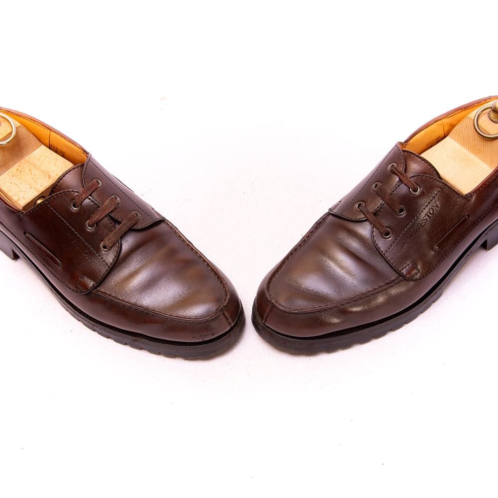 ジェイエムウエストン 690 ヨット デッキシューズ ダークブラウン 旧