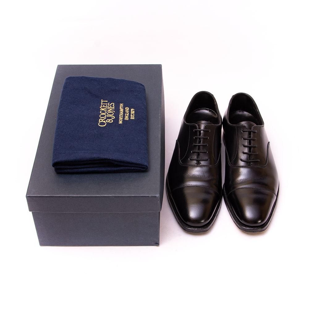 クロケット＆ジョーンズ AUDLEY(オードリー)ストレートチップ ブラック