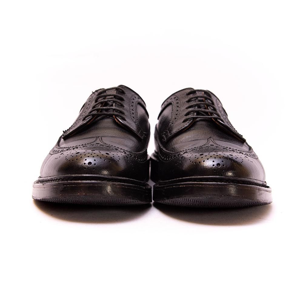 Alden ウィングチップ 革靴 黒カーフ7.5E