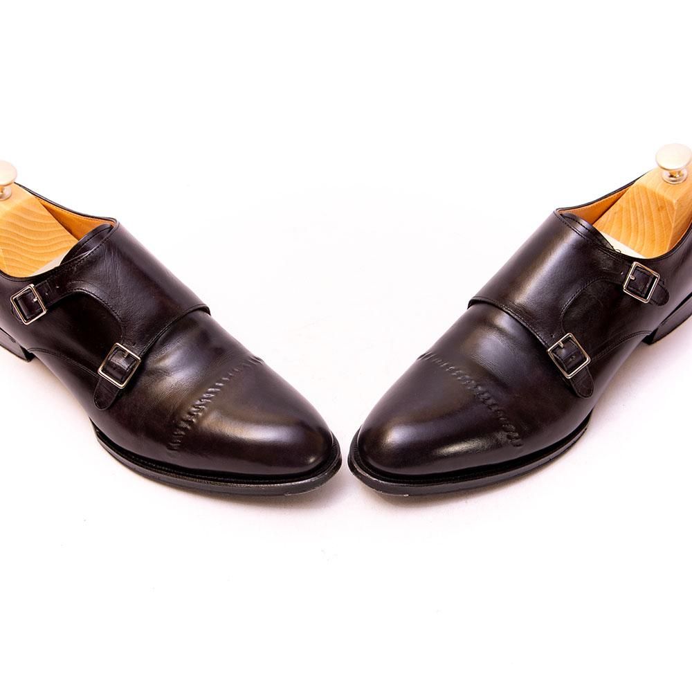 シェットランドフォックス 014F ケンジントン2 ダブルモンク ブラック