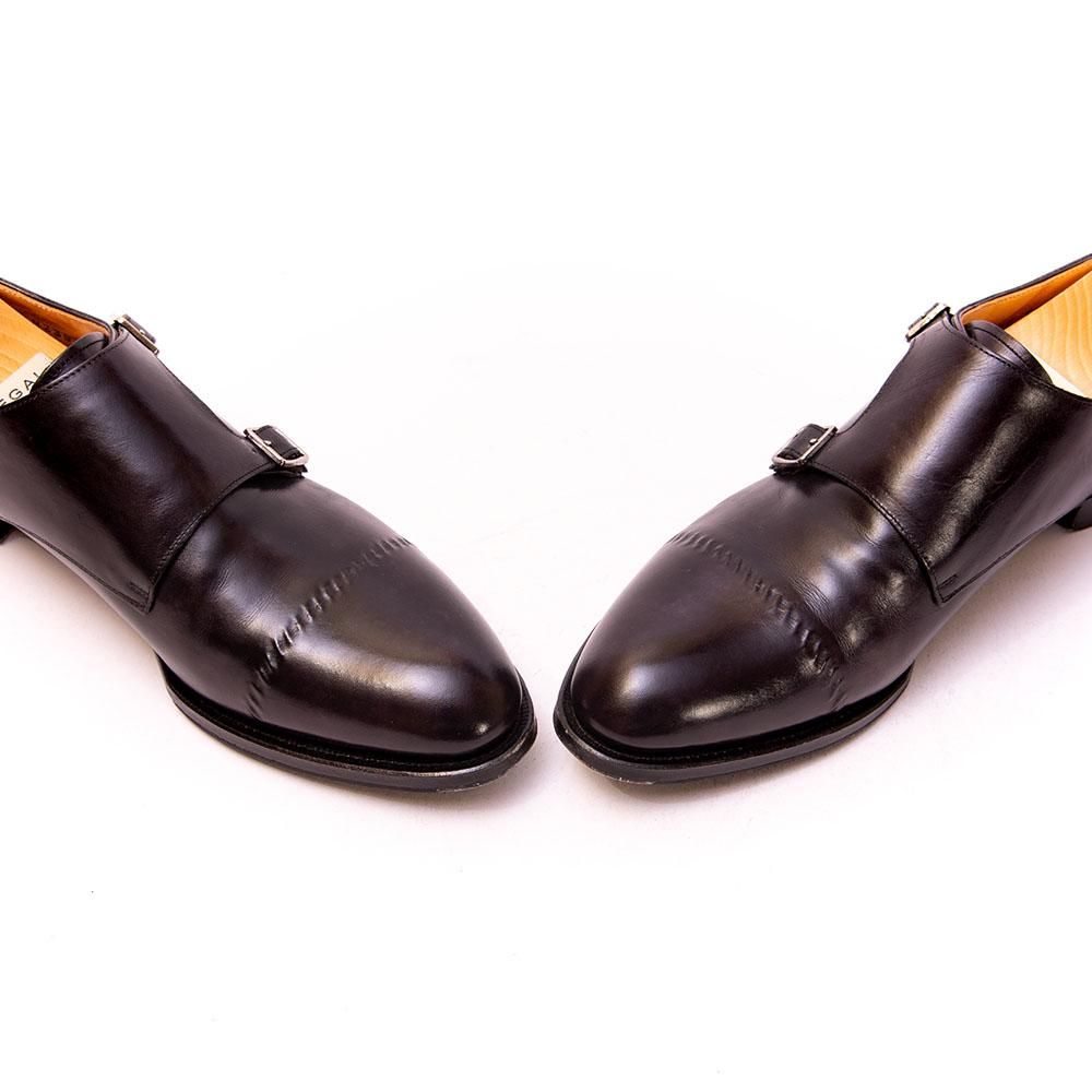 シェットランドフォックス 014F ケンジントン2 ダブルモンク ブラック