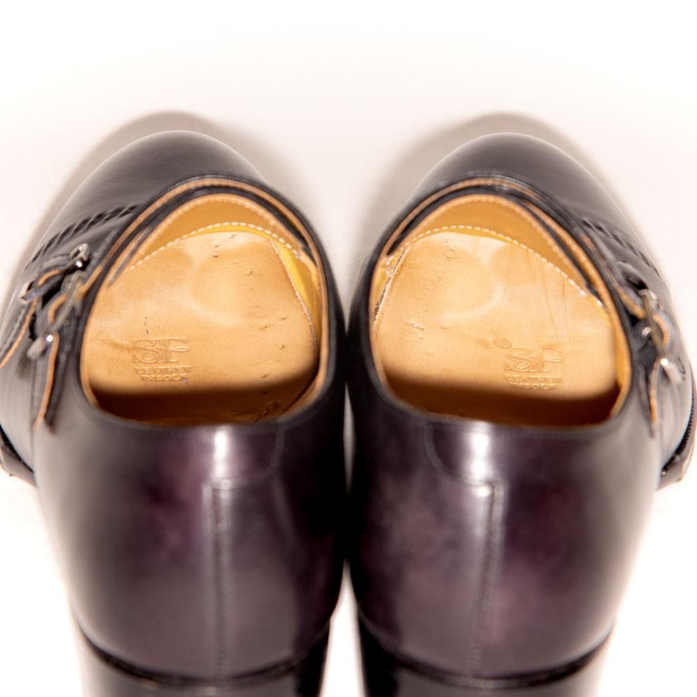 シェットランドフォックス 014F ケンジントン2 ダブルモンク ブラック