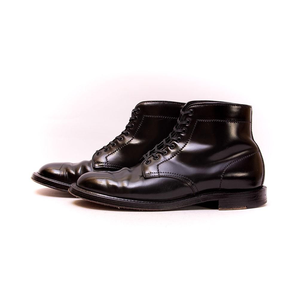 gon様Alden43150Y★サイズ7D★コードバン★ブラック★プレーントゥ gon様Alden43150Y☆サイズ7D☆コードバン☆ブラック☆プレーン