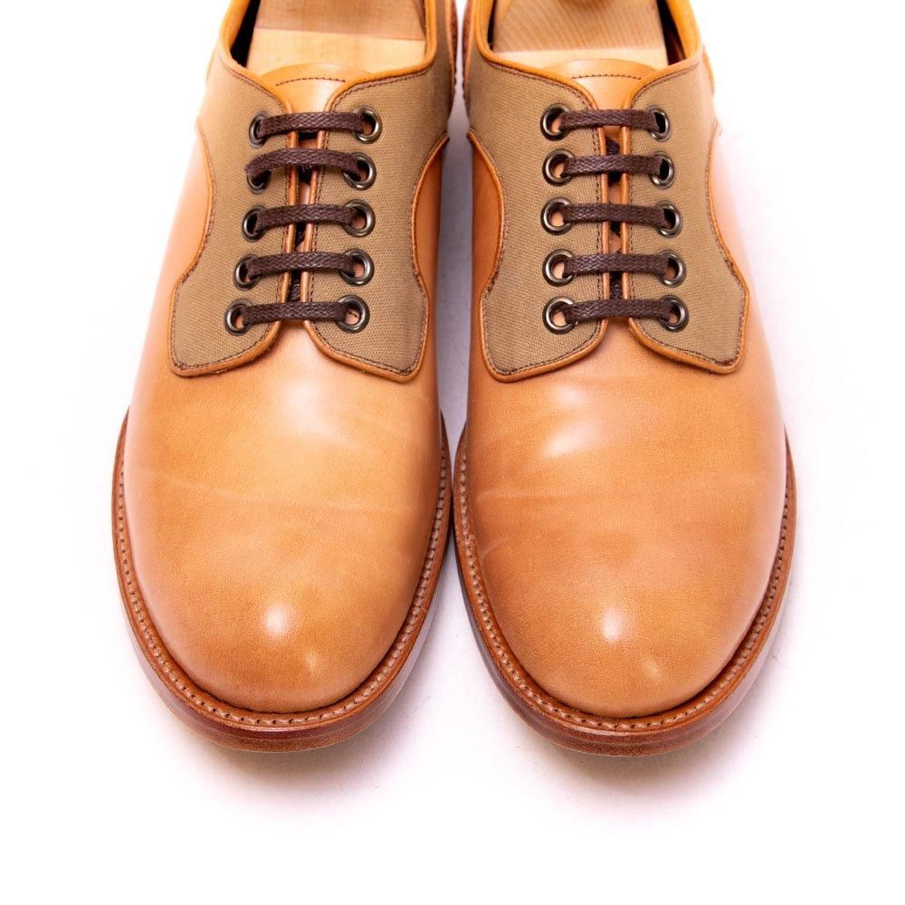 ショセ C740 プレーントゥ サドルシューズ コンビ ナチュラルコード