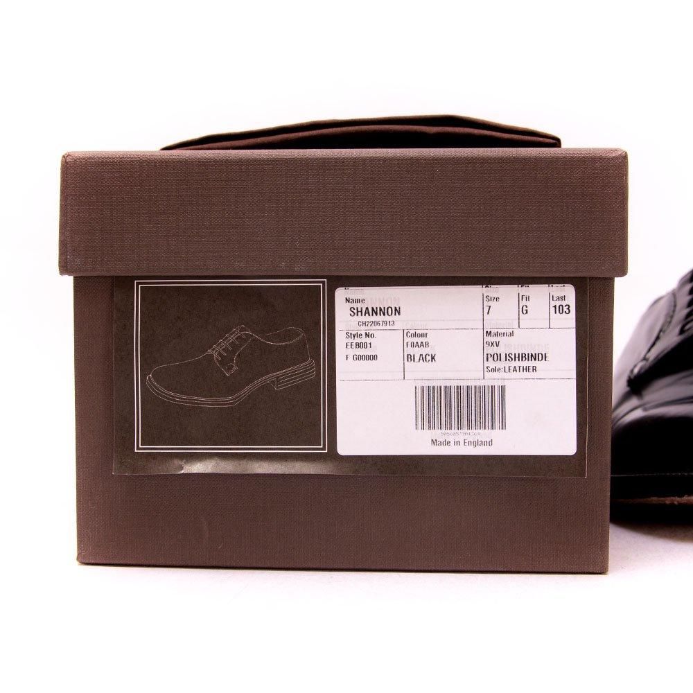 チャーチ SHANNON(シャノン) プレーントゥ ブラック ポリッシュド