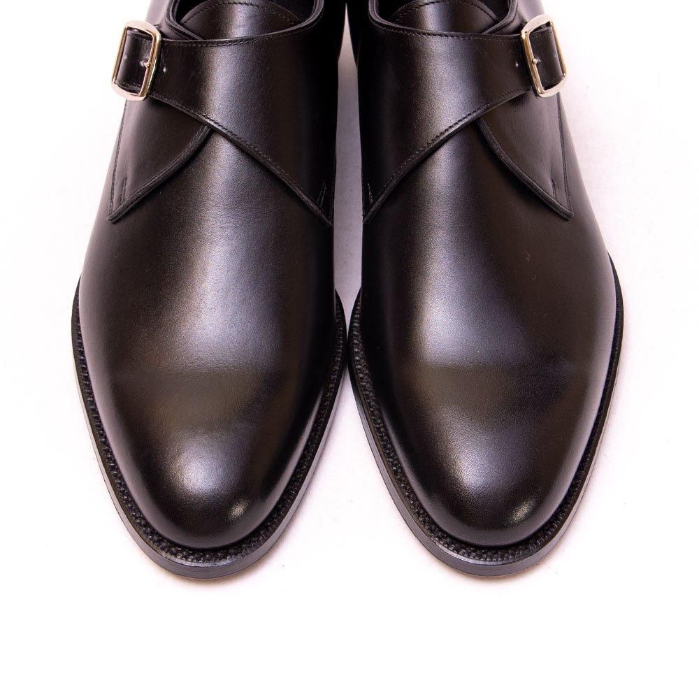 三陽山長 修一郎 シングルモンク ブラック R2010ラスト サイズ7 - 中古