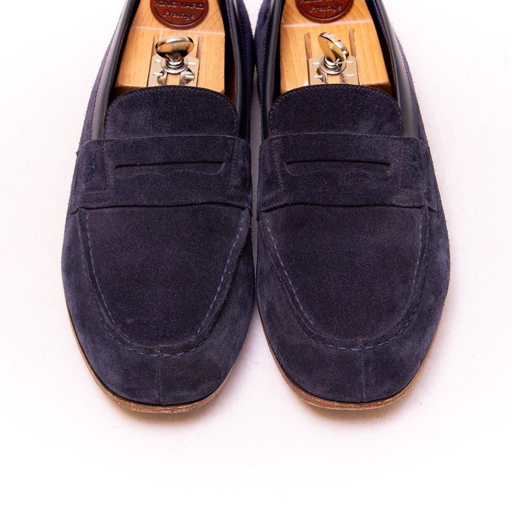 新品◆JMウエストン281ル・モックスウェードレザーローファー J.M.WESTON】281 Le moc´ Loafer ル モック スエード ローファー