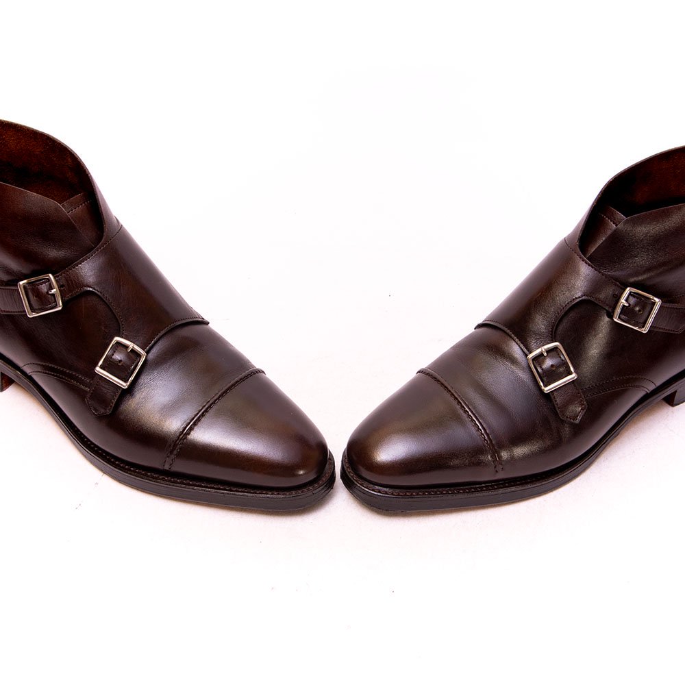 ダブルモンク 革靴 ジョンロブ ウィリアム2ブーツ - ドレス/ビジネス