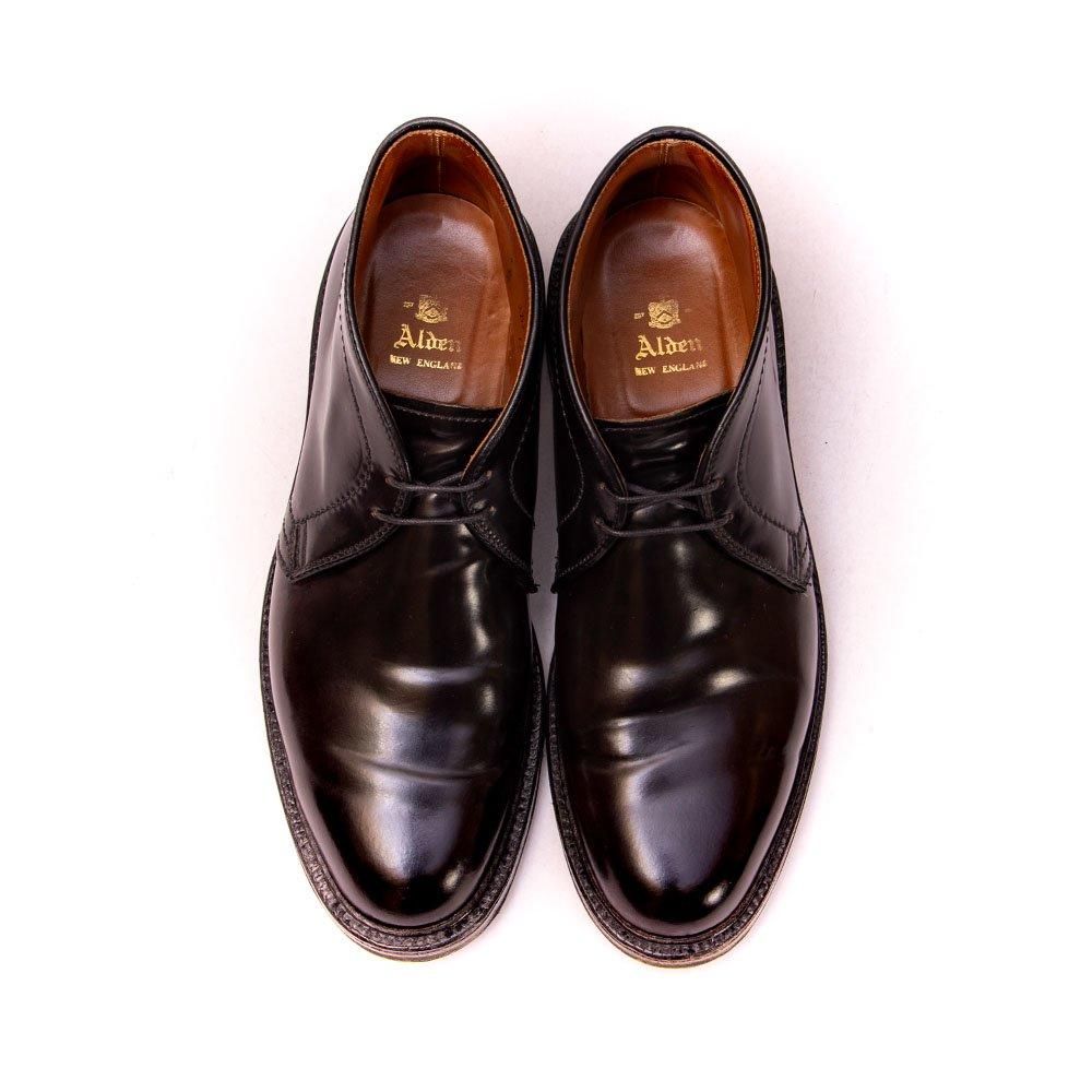 オールデン 1340 チャッカブーツ コードバン ブラック サイズ8D - 中古