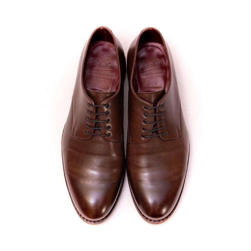 ル*ー様 Paraboot パラブーツ プレーントゥ 8 ブラウン パラブーツ日本公式オンラインストア – Paraboot