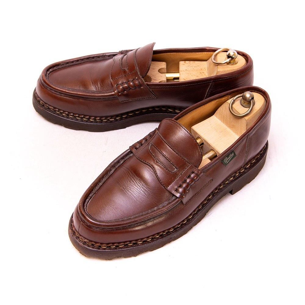 PARABOOT REIMS パラブーツランス 9 目新し 茶カフェ