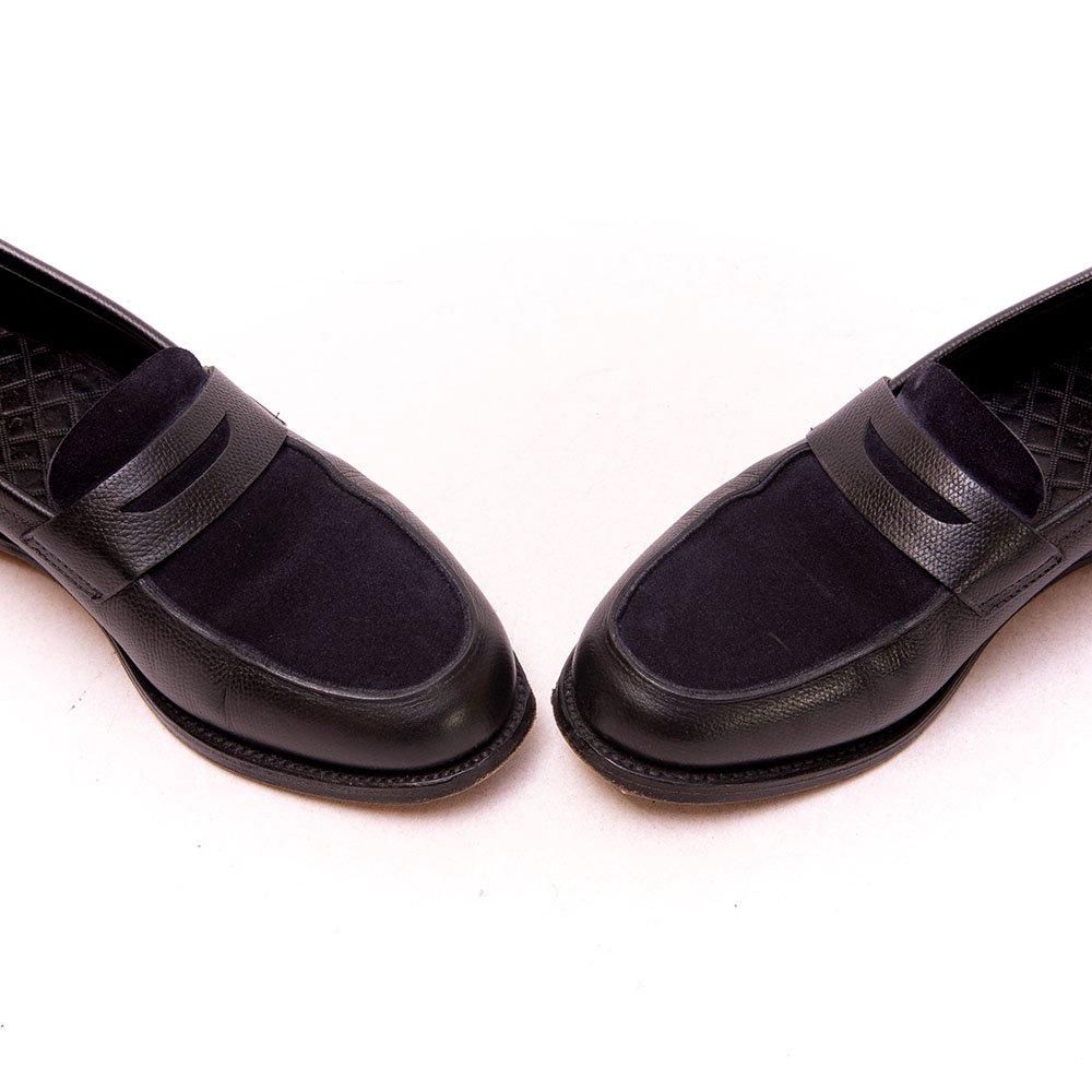 ジョンロブ アンギャン9 スエードヴァンプローファー黒 希少モデル ジョンロブ アンギャン 9.0 スエードヴァンプローファー黒 希少モデル