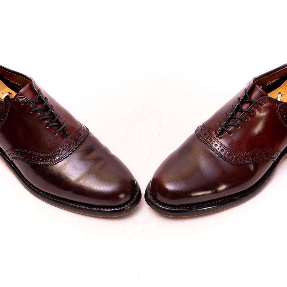 アレンエドモンズ POLO(ポロ) サドルシューズ コードバン バーガンディ