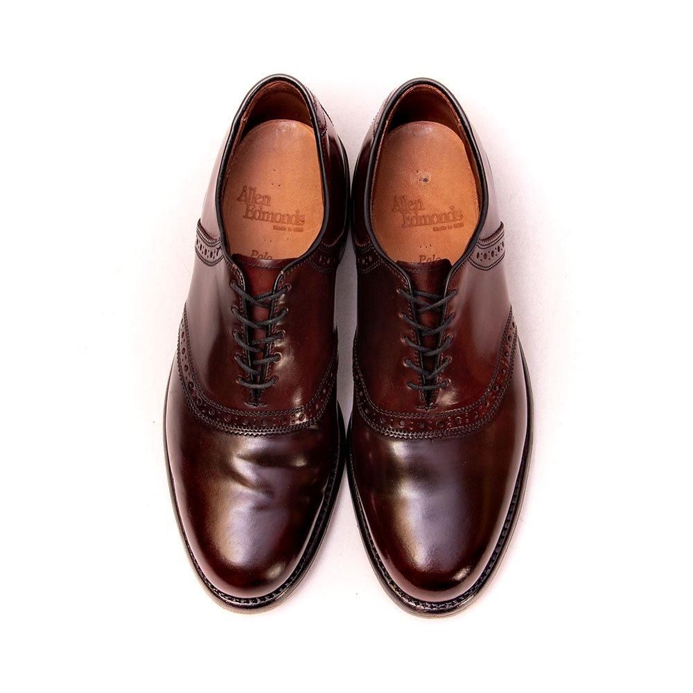 アレンエドモンズ POLO(ポロ) サドルシューズ コードバン バーガンディ