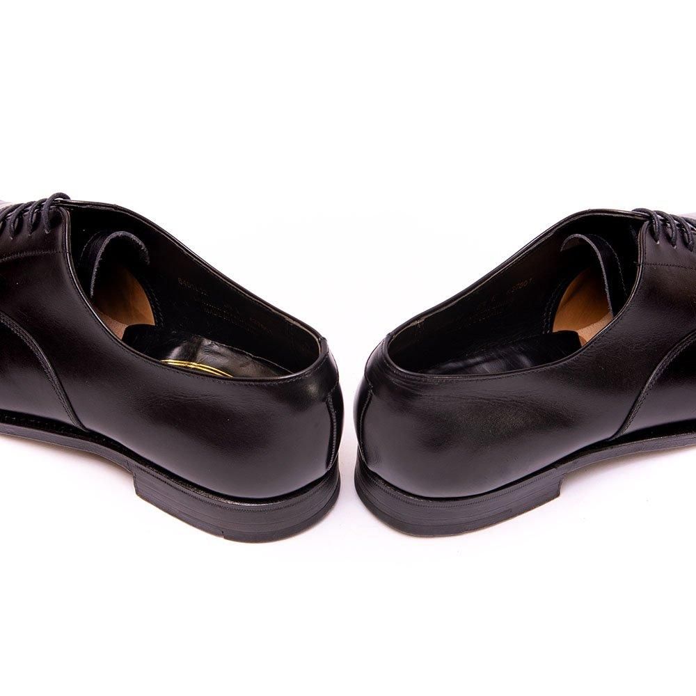 ジョージクレバリー 8401 ストレートチップ ブラック クロケット