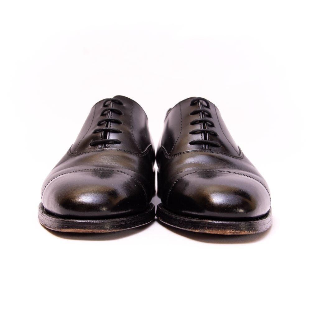 ジョージクレバリー 8401 ストレートチップ ブラック クロケット