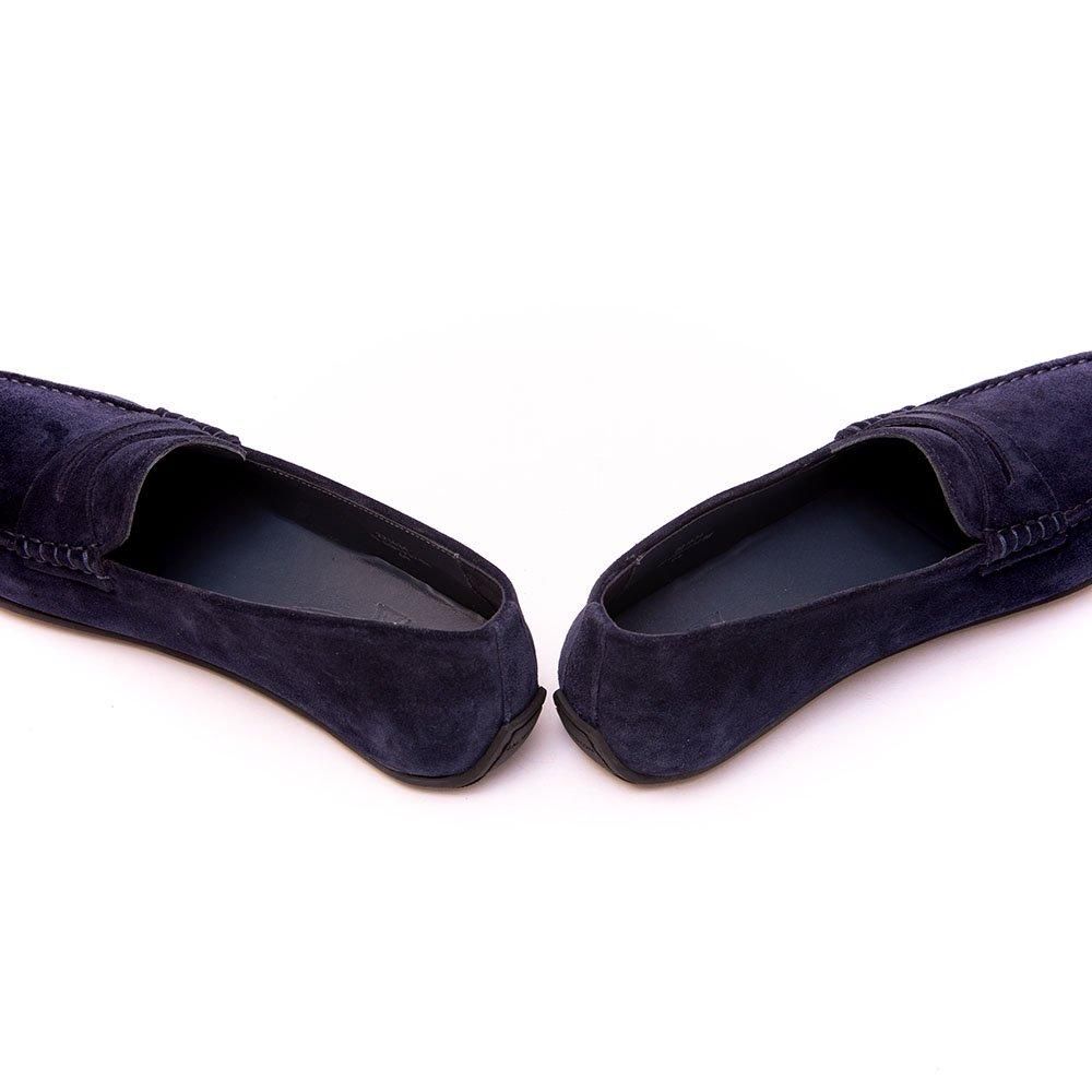 J.M. WESTON ワーニング ドライビングシューズ ネイビースエード7.5 J.M. WESTON ワーニング ドライビングシューズ ネイビースエード7.5