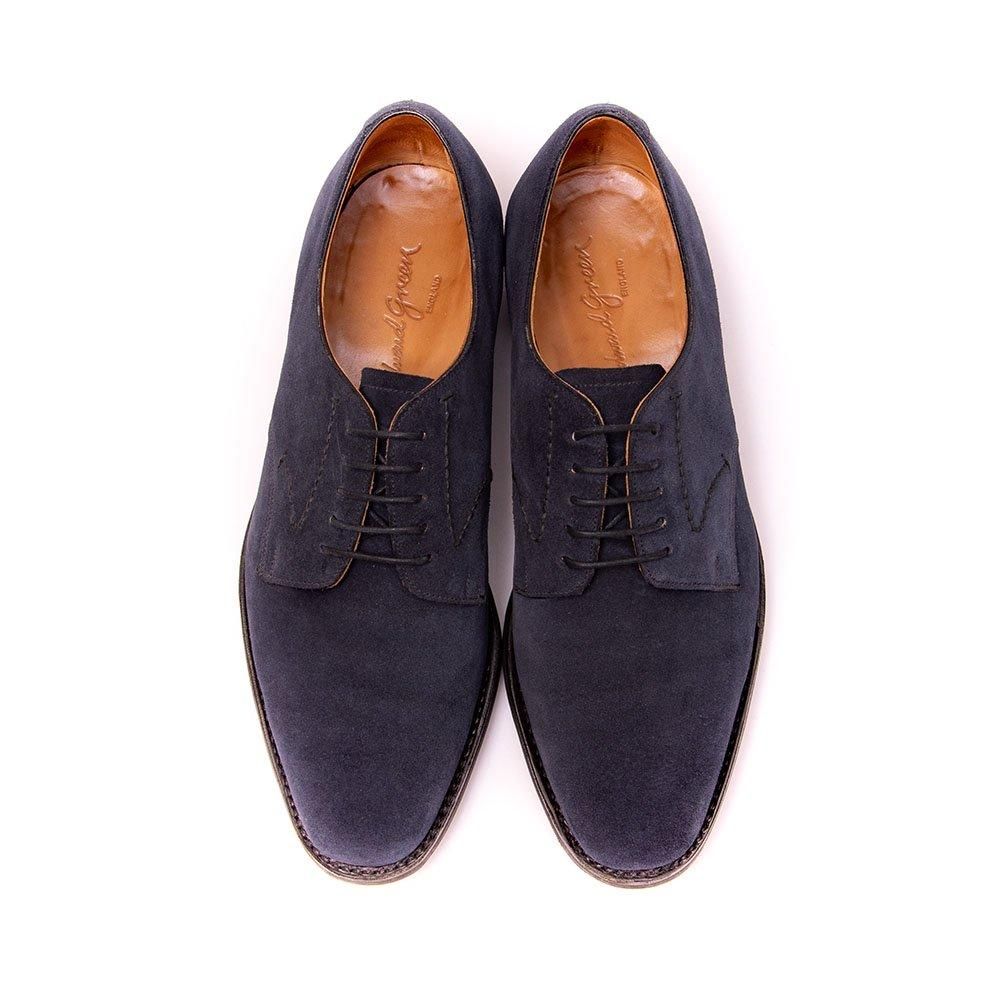 エドワードグリーン/ネイビー/スエードローファー/UK7/US7.5【新品同様