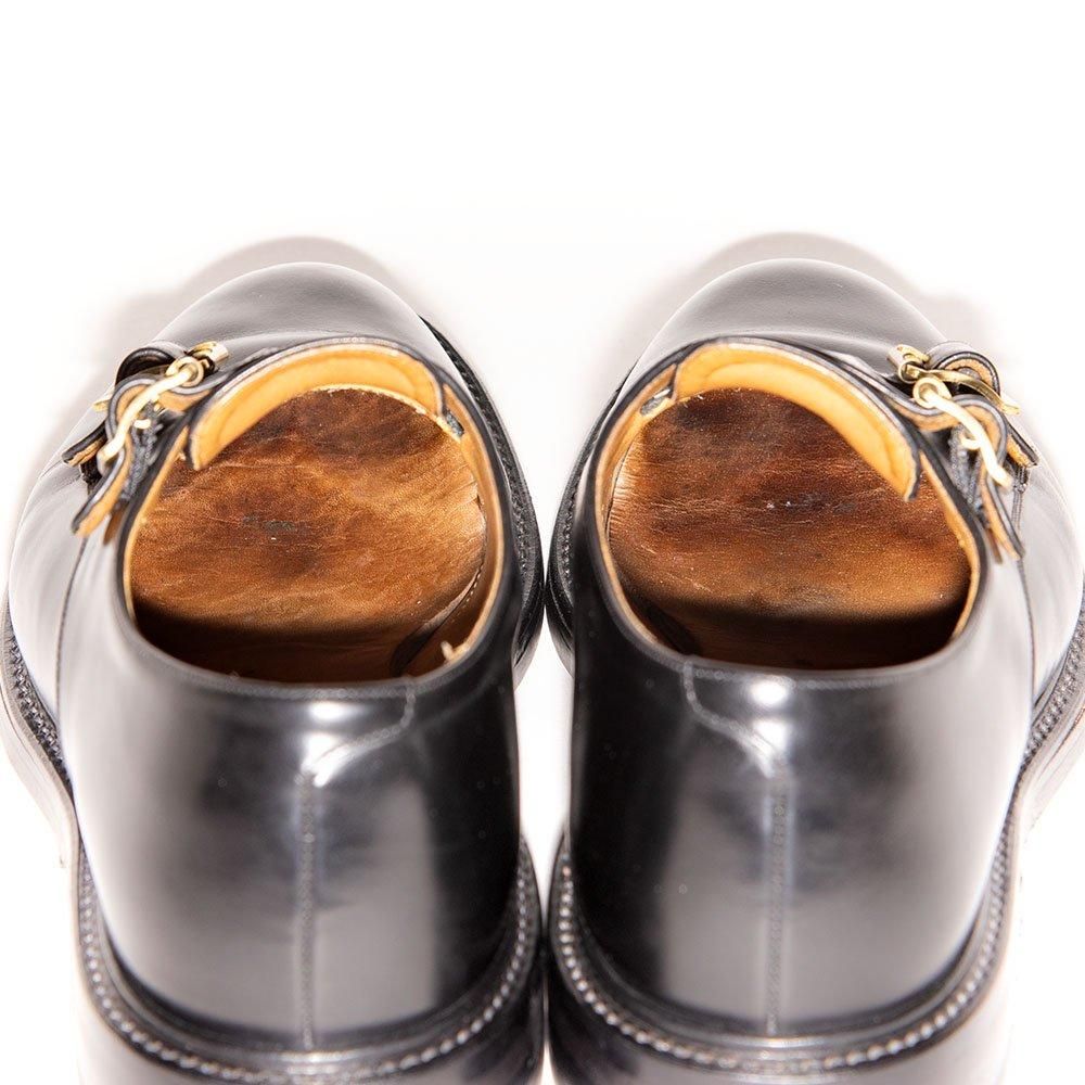 カルマンソロジー A6674 ダブルモンク ブラック サイズ6.5 - 中古革靴