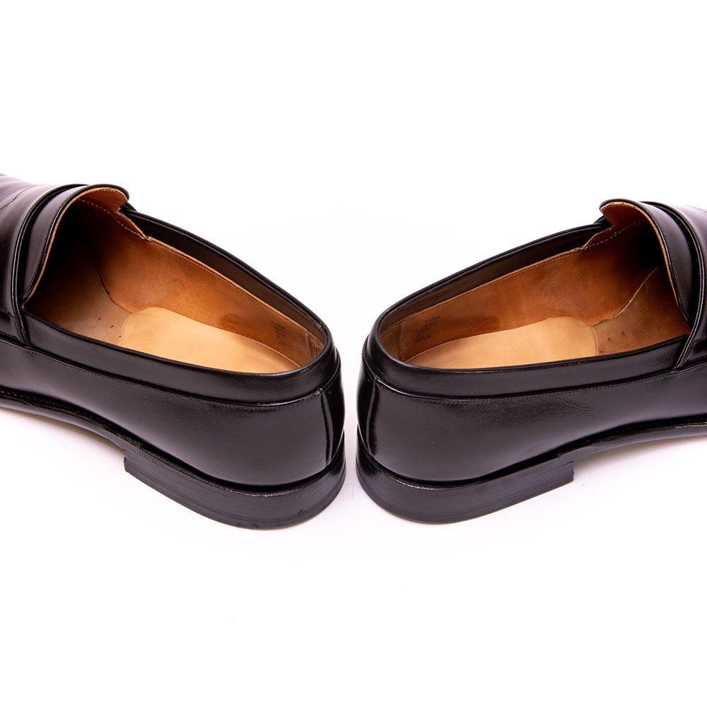 【美品】カルマンソロジー　ローファー　OPERA UK8.5 ブラック 美品】カルマンソロジー ローファー OPERA UK8.5 ブラック