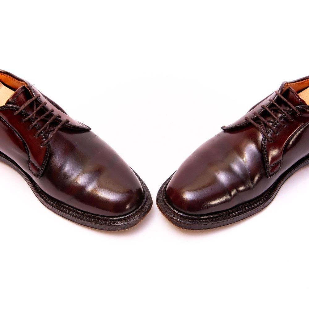 【Lalul】Alden プレーントゥ　バーガンディ　サイズ7.5 Lalul】Alden プレーントゥ バーガンディ サイズ7.5 Lalul