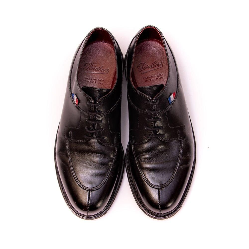 美品　パラブーツ　アヴィニョン　6 ブラック　Uチップ　paraboots Paraboot パラブーツ レースアップシューズ/Uチップシューズ