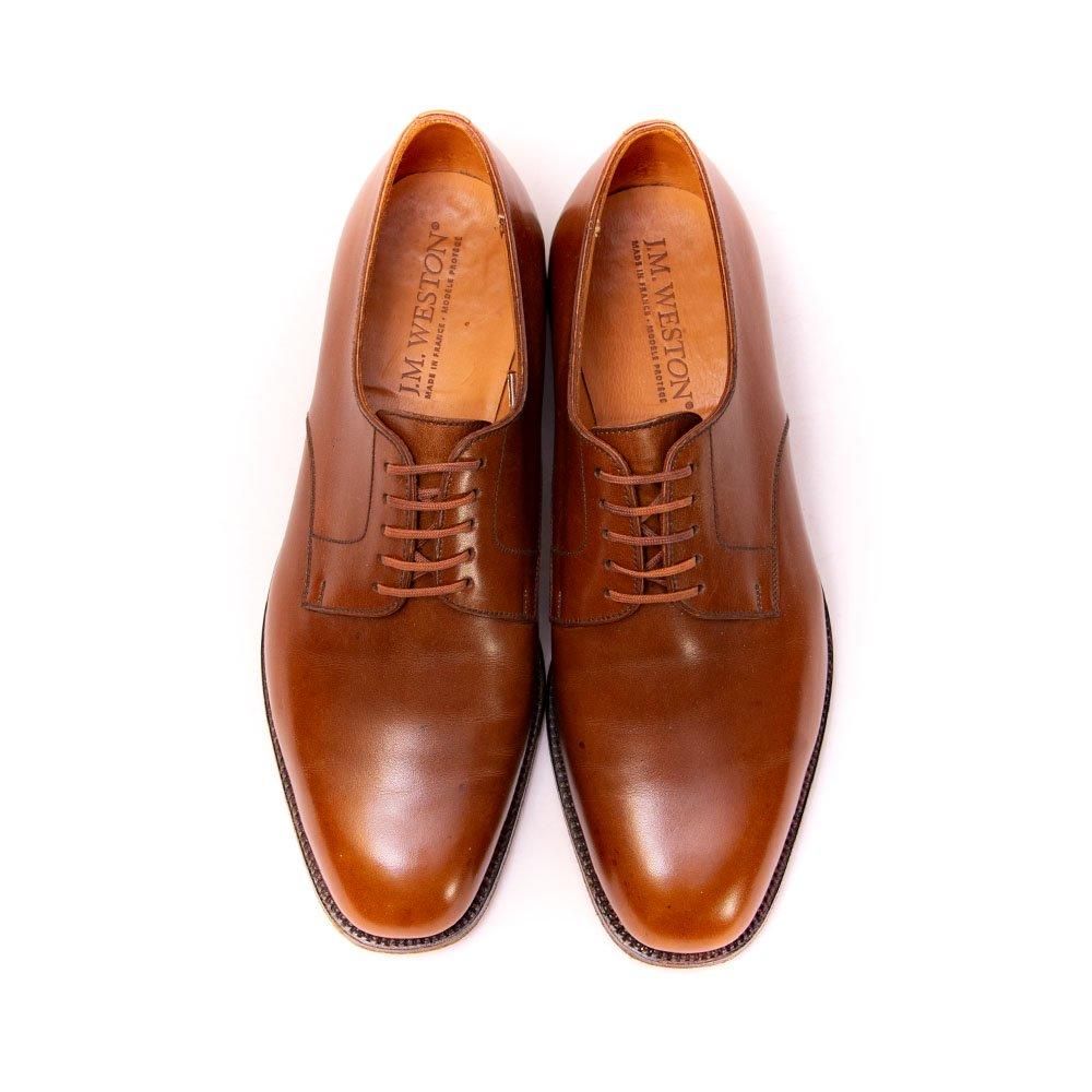 ジェイエムウエストン 556 プレーントゥ タン ブラウン 11ラスト