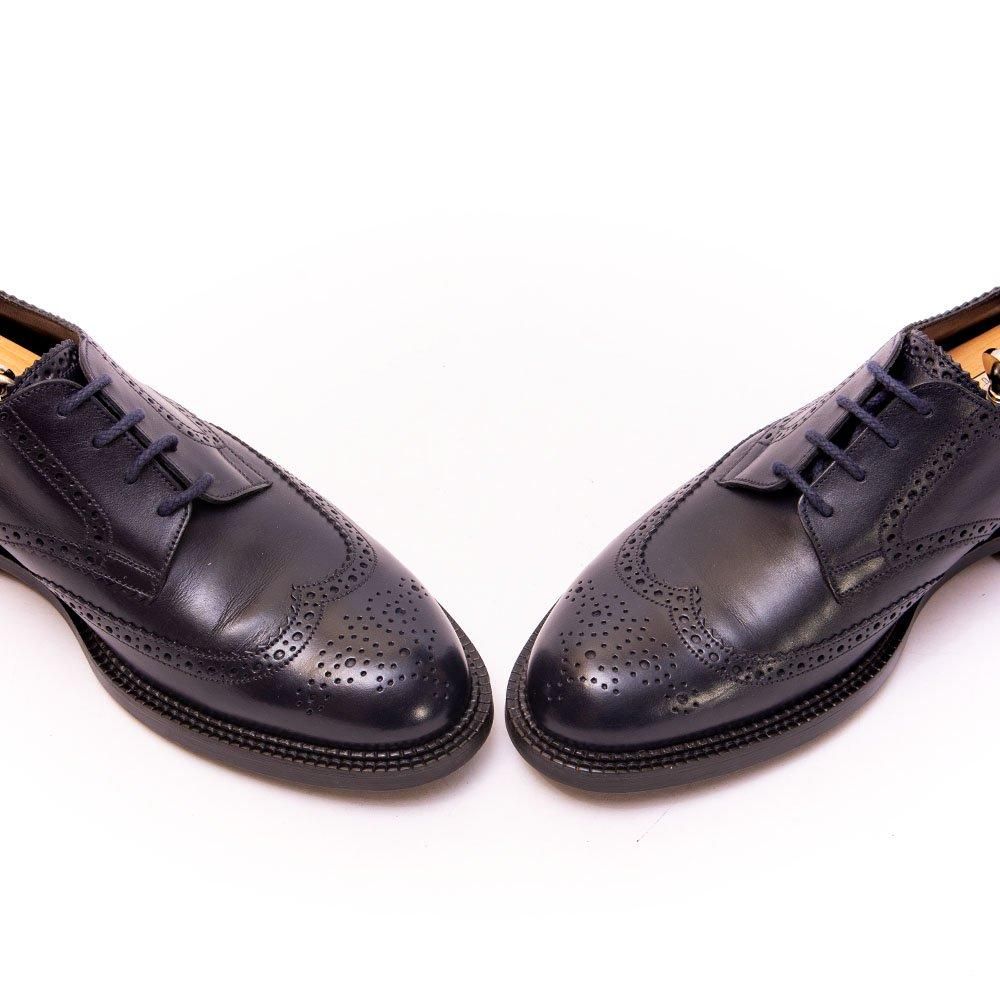 ジェイエムウエストン 355 ウイングチップ フルブローグ ネイビー