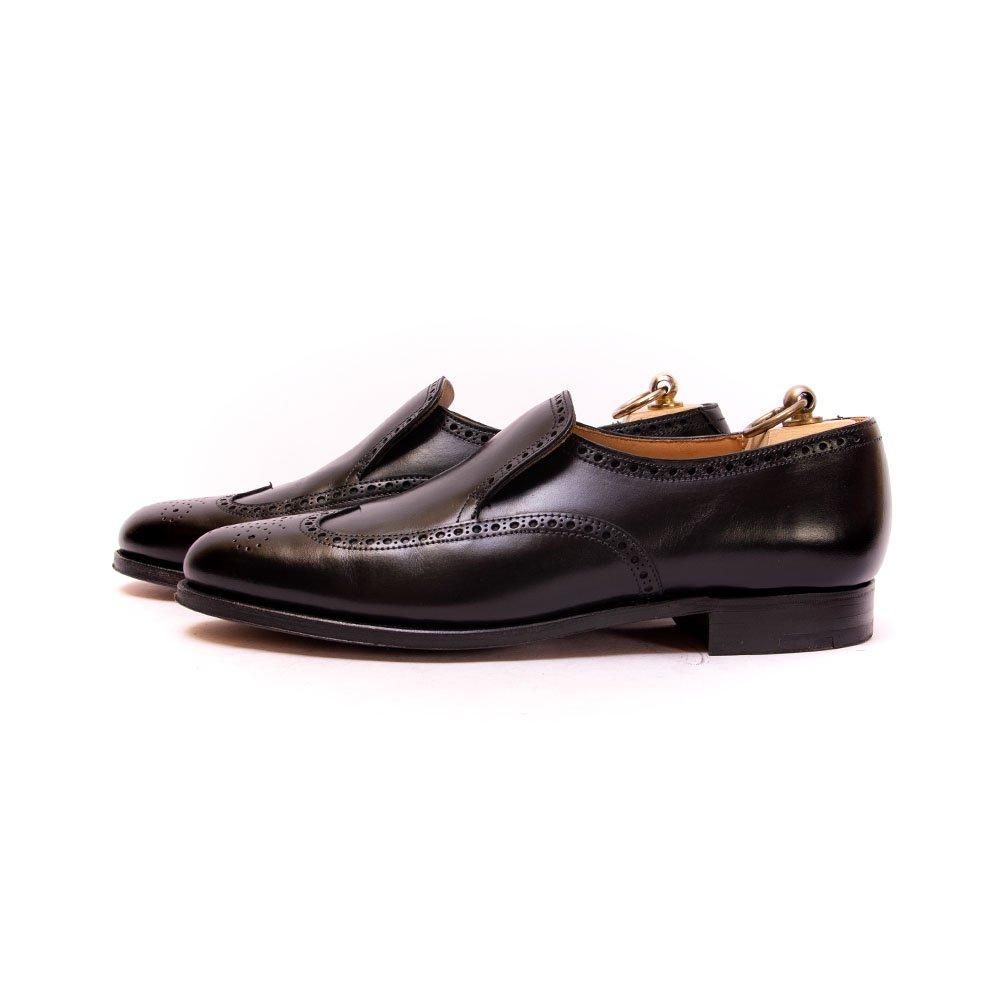 クロケット&ジョーンズ センターエラスティックスリッポン ウイングチップ ブラック PEAL&CO(ピール&コー) Brooks Brothers(ブルックスブラザーズ)別注 サイズUS8.5E - 中古革靴販売|革靴の通販ラスタイルシューズショップ クロケット&ジョーンズ センターエラスティックスリッポン ウイングチップ ブラック PEAL&CO(ピール&コー) Brooks Brothers(ブルックスブラザーズ)別注 サイズUS8.5E - 中古革靴販売|革靴の通販ラスタイルシューズショップ