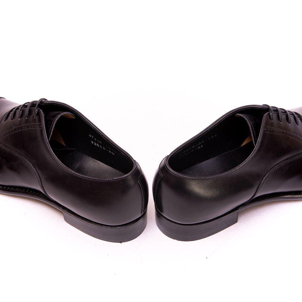 ☆三陽山長〈弦六郎〉黒 パンチドキャップトゥ R2010ラスト サイズ6.5 弦六郎/GENROKURO】パンチドキャップトゥ(シューズ)｜三陽山長