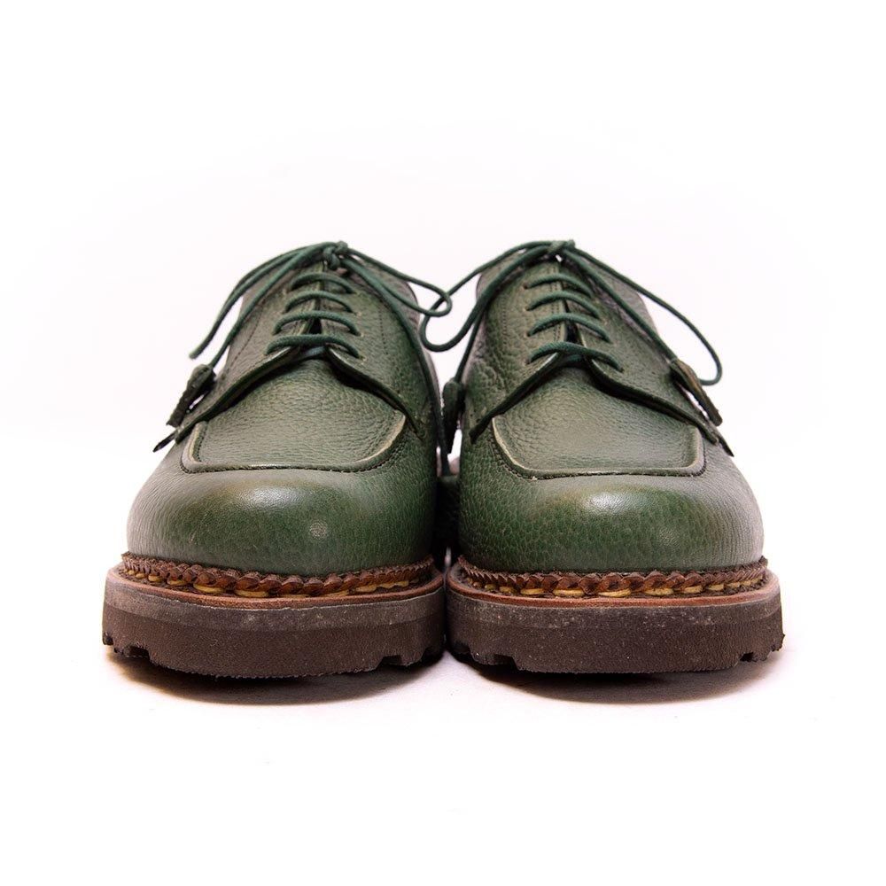 パラブーツ CHAMADE(シャマード) Uチップ グリーン グレインレザー 98