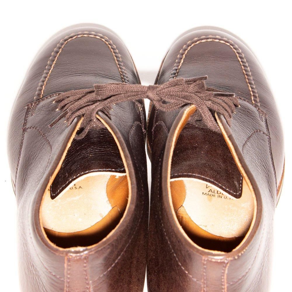 オールデン D1929C Uチップ チャッカブーツ アカビカラックス ダーク