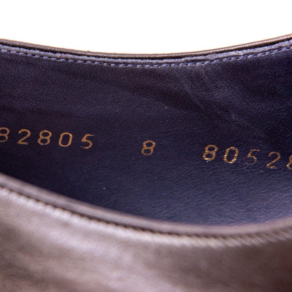 カルミナ 80528 ストレートチップ ブラック サイズ8 - 中古革靴販売