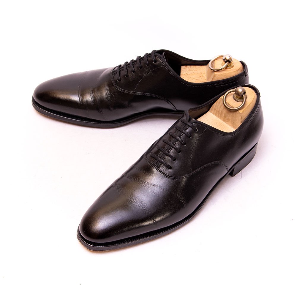 ジョンロブ GARNIERⅡ(ガルニエ2)プレーントゥ ブラック プレステージ バイリクエスト品 サイズ7.5D -  中古革靴販売|革靴の通販ラスタイルシューズショップ