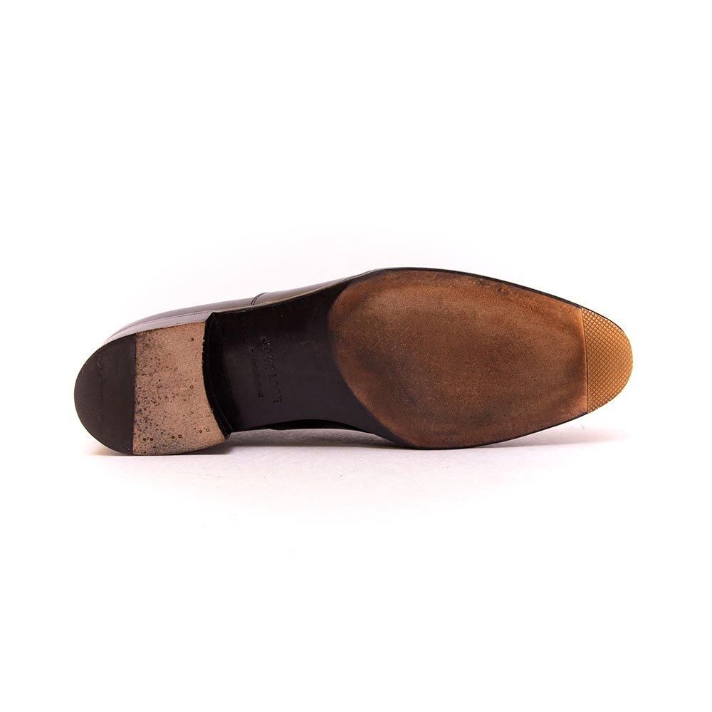 ジョンロブ、ガルニエ　7 1/2 ジョンロブ GARNIERⅡ(ガルニエ2)プレーントゥ ブラック プレステージ