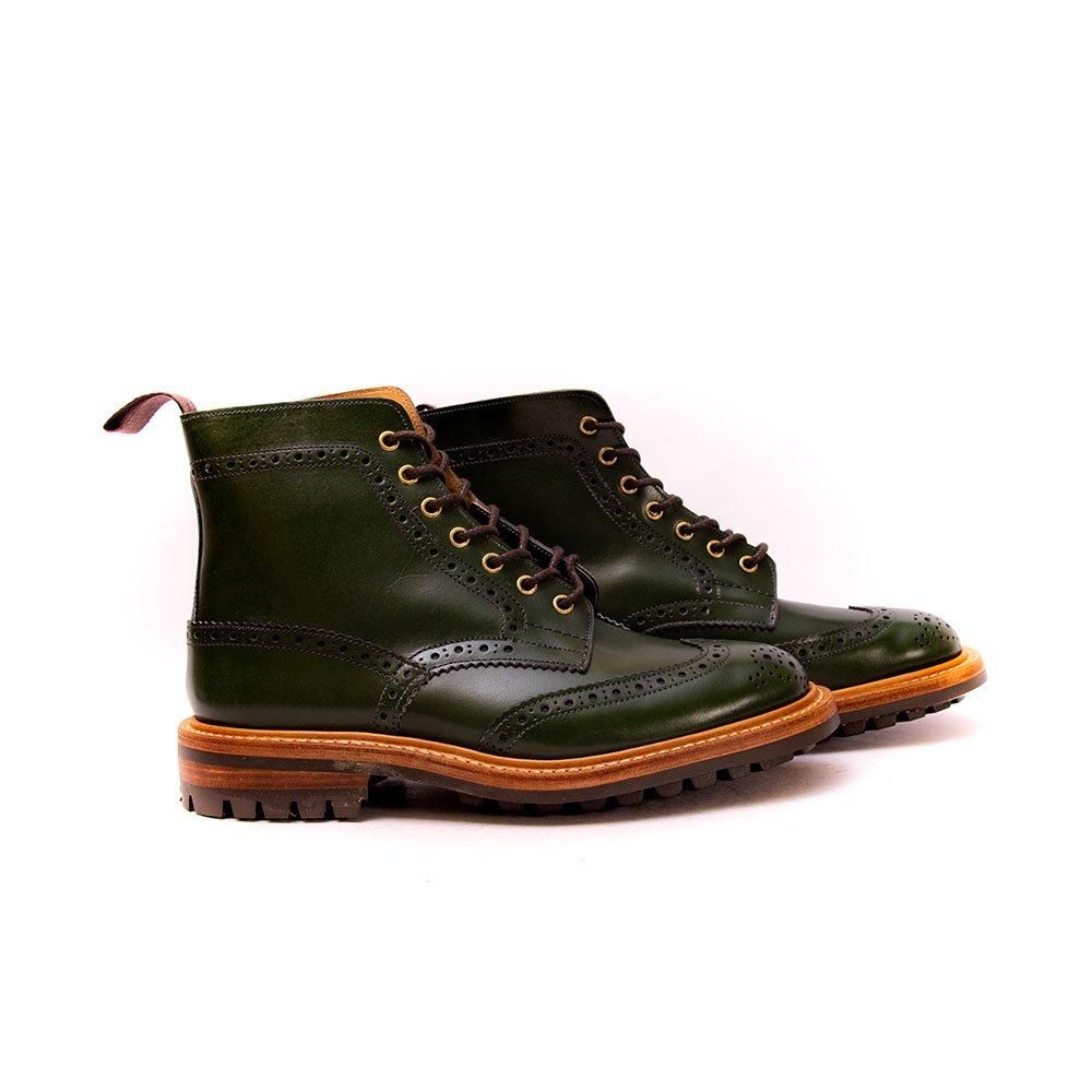 Tricker's ウィングチップシューズ グレー/グリーン l5679-blkb_01.jpg