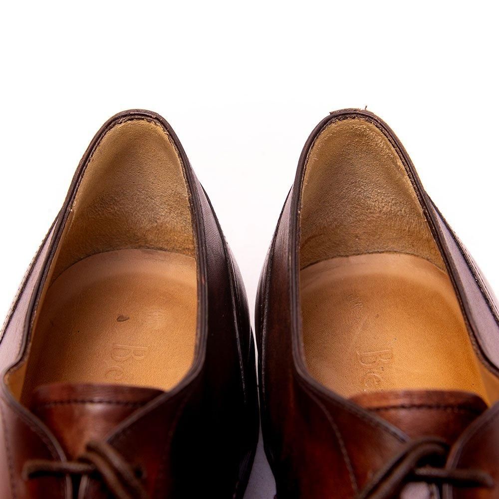 ベルルッティ VALERIO(ヴァレリオ)内羽根プレーントゥ ブラウン