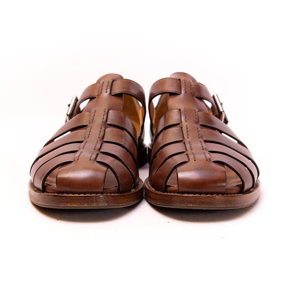 良品】Church's Fisherman グルカサンダル 茶6約25cm