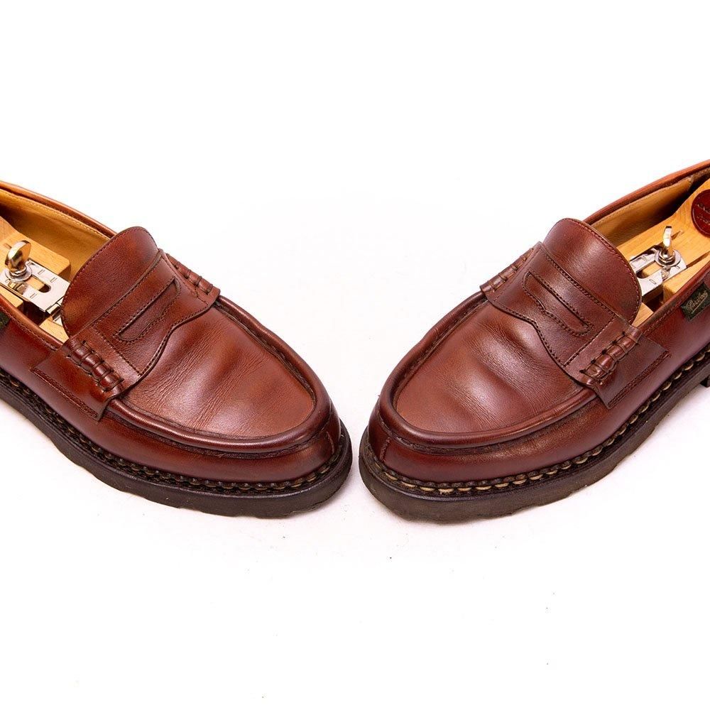 【美品】Paraboot REIMSキャメル コインローファー 6 1/2 美品】Paraboot REIMSキャメル コインローファー 6 1/2 - メルカリ