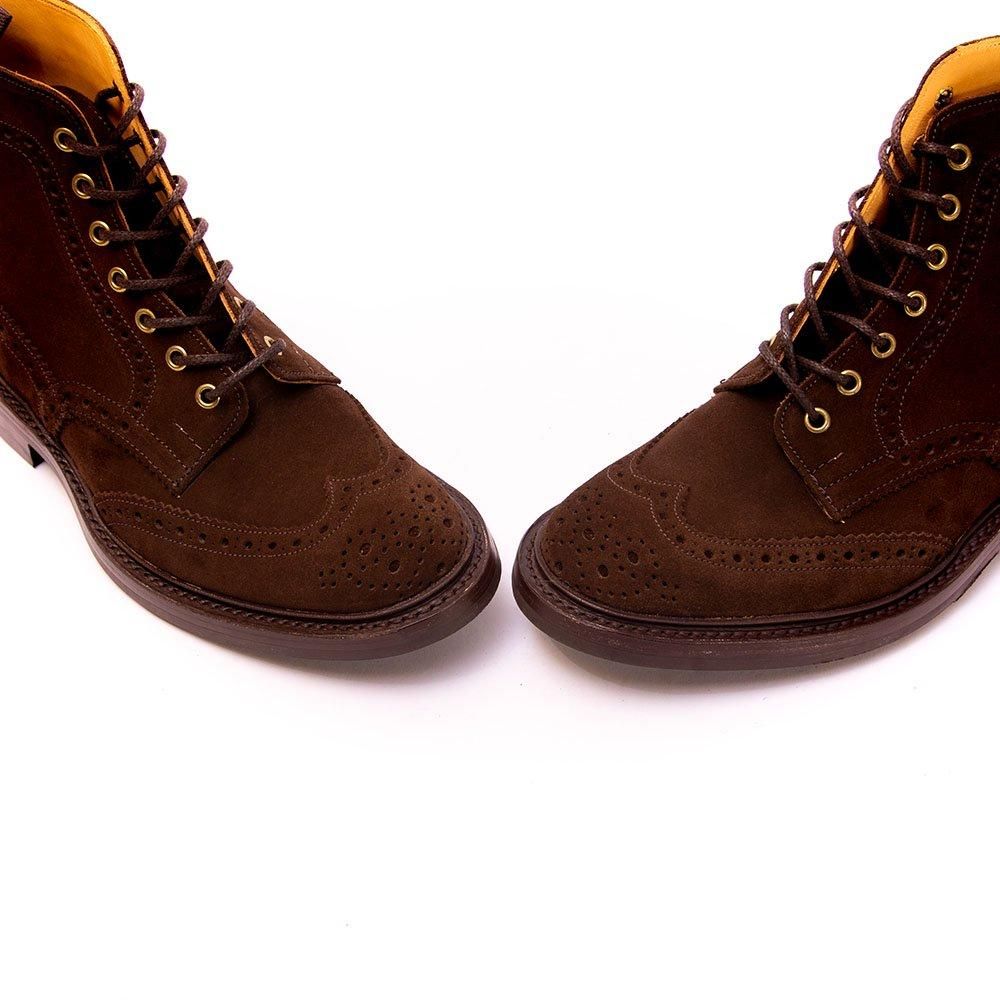 【Tricker's】トリッカーズ カントリーブーツ モールトン M2508 カーフ ブラウン系 サイズ UK7.5
